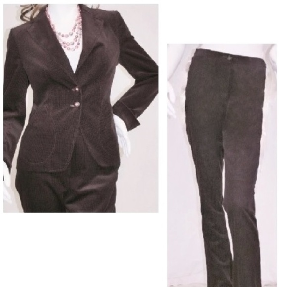 Spanish Velvet Low Rise Pant Blazer Suit - Picture 1 of 8